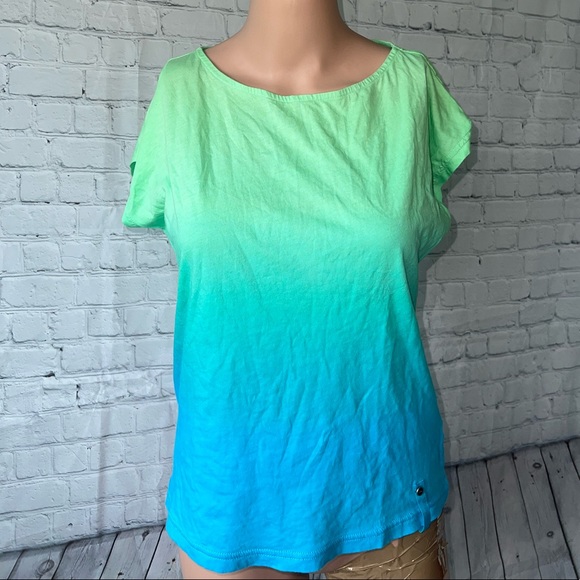Lauren Ralph Lauren Tops - Lauren Ralph Lauren Green & Blue Shirt size PM